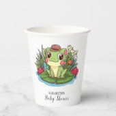 Mystical Enchanted Frog Baby shower Papieren Bekers (Voorkant)
