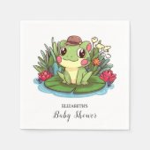 Mystical Enchanted Frog Baby shower Servet (Voorkant)