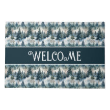 Mystical Enchanting Forest Welcome Mat