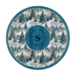 Mystical Evergreen Forest Cutting Board Snijplank