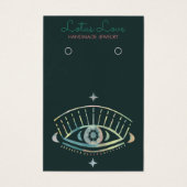 Mystical Eye Earring Ketting Jewels Display Card Visitekaartje (Voorkant)
