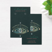 Mystical Eye Earring Ketting Jewels Display Card Visitekaartje (Bureau)