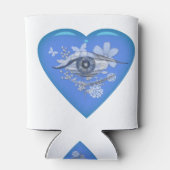 Mystical Eye Floral Heart Blikjeskoeler (Achterkant)