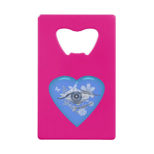 Mystical Eye Floral Heart Creditkaart Flessenopener