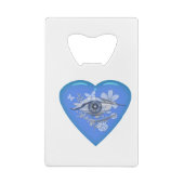 Mystical Eye Floral Heart Creditkaart Flessenopener (Achterkant)