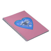 Mystical Eye Floral Heart Notitieboek (Rechterzijde)