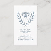 Mystical Eye Herbal Vines Boho Beauty geïllustreer Kortingskaartje (Achterkant)