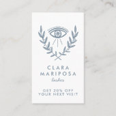Mystical Eye Herbal Vines Boho Beauty geïllustreer Kortingskaartje (Voorkant)