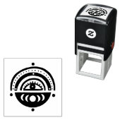 Mystical Eye Magical Elegant Geometric Boho Zelfinktende Stempel (In situ)