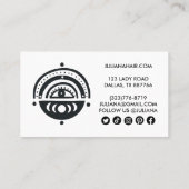 Mystical Eye Moons Rainbow Magical Boho Icons Kortingskaartje (Achterkant)