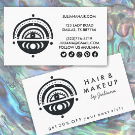 Mystical Eye Moons Rainbow Magical Boho Icons Kortingskaartje