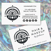 Mystical Eye Moons Rainbow Magical Boho Icons Kortingskaartje