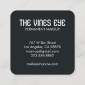 Mystical Eye Moons Rainbow Magical Boho Vierkante Visitekaartje (Achterkant)