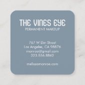 Mystical Eye Moons Rainbow Magical Boho Vierkante Visitekaartje (Achterkant)