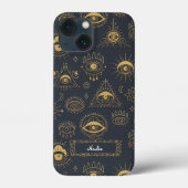 Mystical Eye Pattern iPhone case, patroon Case-Mate iPhone Case (Achterkant)