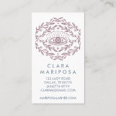 Mystical Eye Roos Vines Boho Beauty geïllustreerd Kortingskaartje (Achterkant)