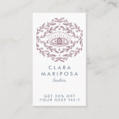 Mystical Eye Roos Vines Boho Beauty geïllustreerd Kortingskaartje (Voorkant)