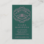 Mystical Eye Roos Vines Boho Beauty geïllustreerd Kortingskaartje (Achterkant)