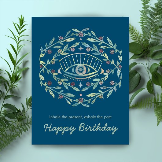 Mystical Eye Rozen Inspirerend Gefeliciteerd Verja Briefkaart