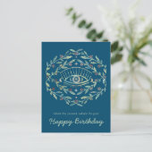 Mystical Eye Rozen Inspirerende Gefeliciteerd Verj Briefkaart (Staand voorkant)