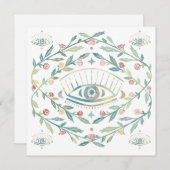 Mystical Eye Rozen Tines Magical Boho Blank Card (Voorkant / Achterkant)