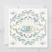 Mystical Eye Rozen Tines Magical Boho Blank Card (Voorkant)