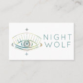 Mystical Eye Rozen Tines Magical Boho Colorful Visitekaartje (Voorkant)