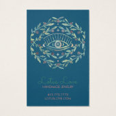 Mystical Eye Rozen Wines die Ketting juwelen winne Visitekaartje (Achterkant)