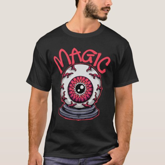 Mystical Eyeball streetwear T-shirt (Voorkant)