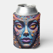 Mystical Face Art Can Cooler (Blikje Voorkant)