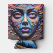 Mystical Face Art Can Cooler (Voorkant)