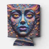 Mystical Face Art Can Cooler (Achterkant)