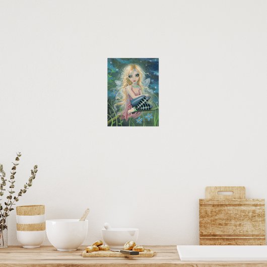 Mystical Fantasy Fairy Art Poster (Keuken)