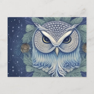 Mystical Fantasy Forest Owl Briefkaart