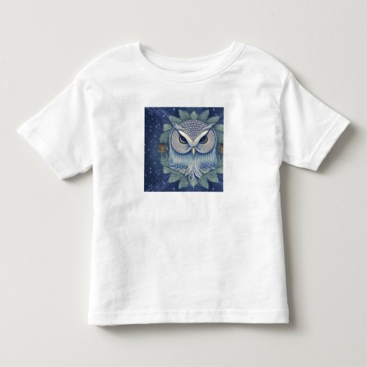 Mystical Fantasy Forest Owl Kinder Shirts (Voorkant)