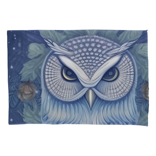 Mystical Fantasy Forest Owl Kussensloop (Voorkant)