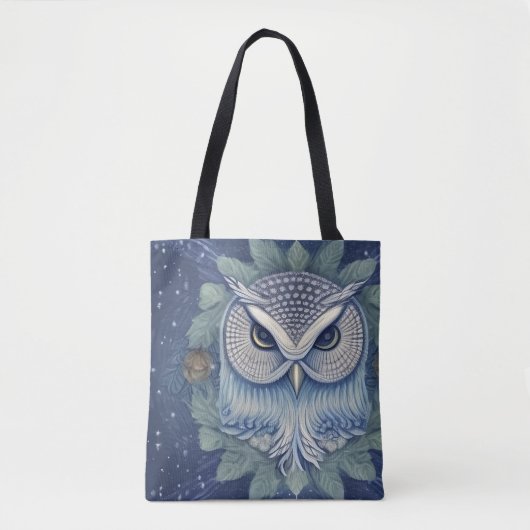 Mystical Fantasy Forest Owl Tote Bag (Voorkant)