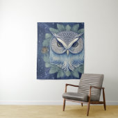 Mystical Fantasy Forest Owl Wandkleed (In situ)