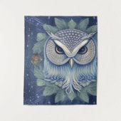 Mystical Fantasy Forest Owl Wandkleed (Voorkant)