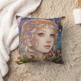 Mystical Fantasy Girl - Aangepaste Magische Kussen