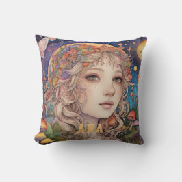 Mystical Fantasy Girl - Aangepaste Magische Kussen
