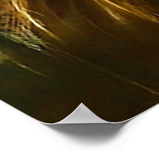 Mystical Fantasy Lion's Head Profile Poster (Hoek)