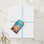 Mystical fantasy strand sunset with tropische flow cadeaulabel (Met Touw)