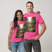 Mystical Fantasy Wolf Guardian Anime T-shirt (Unisex)