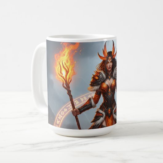 Mystical Fire Shaman Mug Koffiemok (Voorkant links)