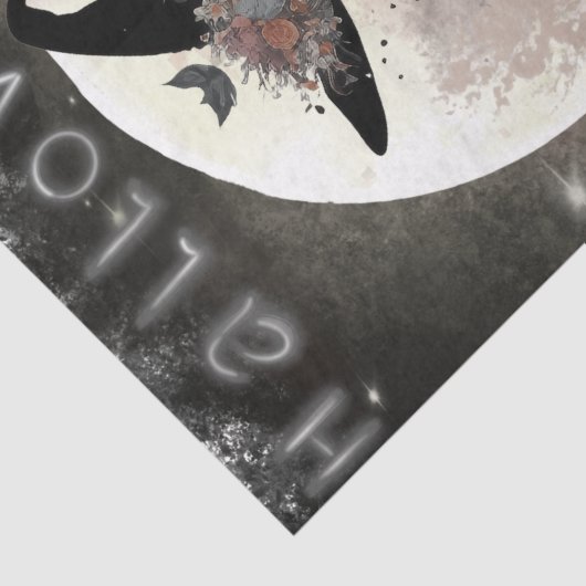 Mystical Floral Witch Tissuepapier (Detail)