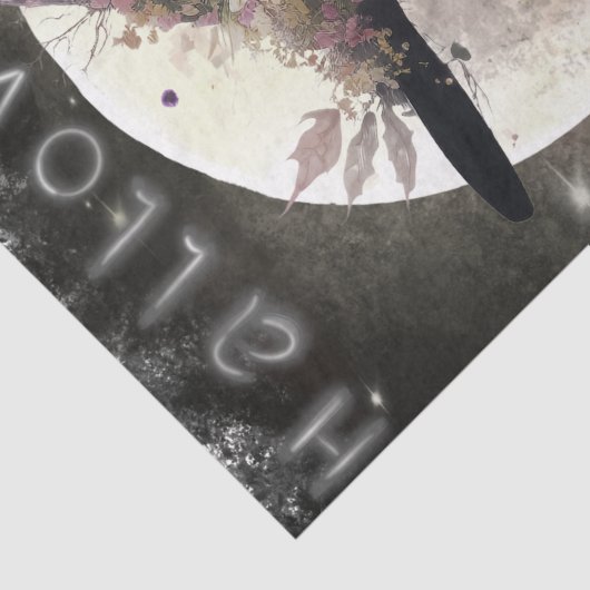 Mystical Floral Witch Tissuepapier (Detail)