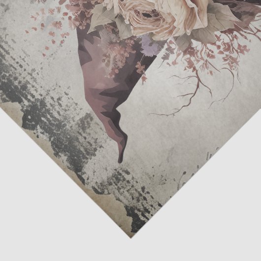 Mystical Floral Witch Tissuepapier (Detail)