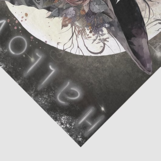 Mystical Floral Witch Tissuepapier (Detail)