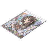 Mystical Flower Child with Quartz Notitieboek (Linkerzijde)